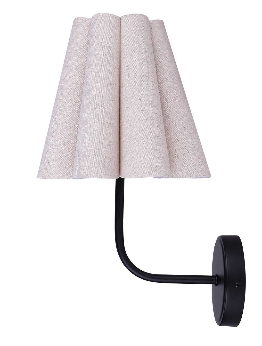 Iris One Light Wall Sconce in Matte Black Canarm Canada