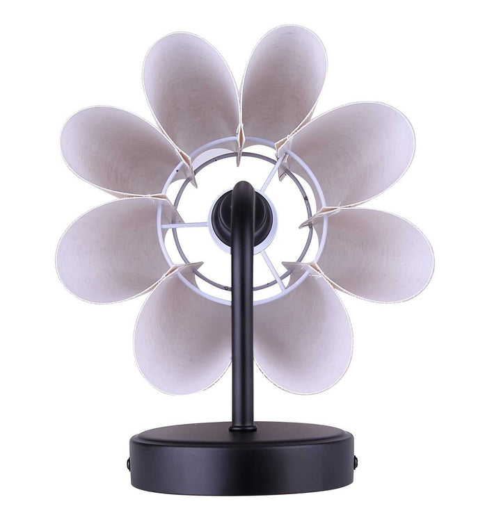 Iris One Light Wall Sconce in Matte Black Canarm Canada