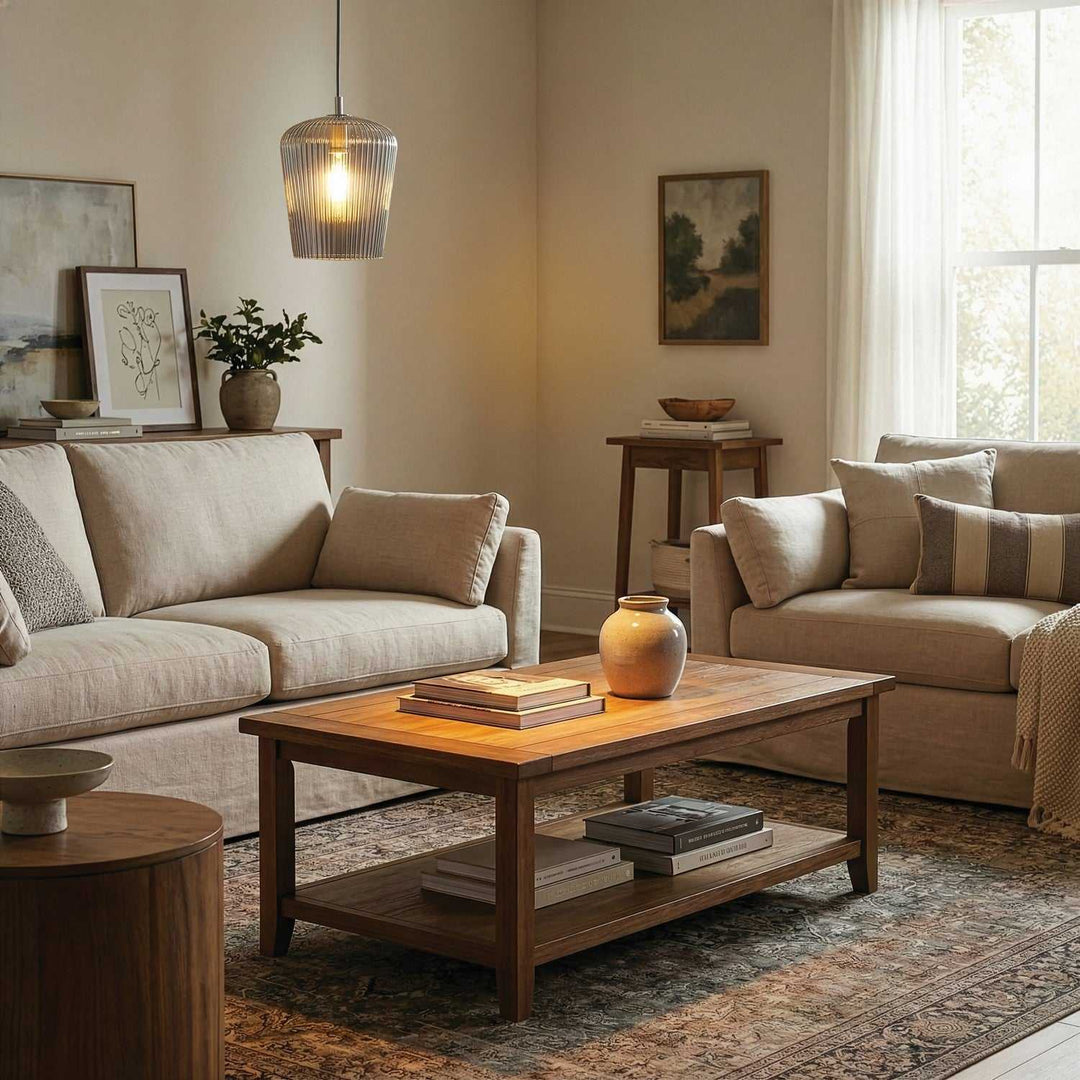 Leandro One Light Pendant in Brushed Nickel Canarm Canada