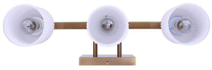 Bram Three Light Vanity in Gold Canarm Canada
