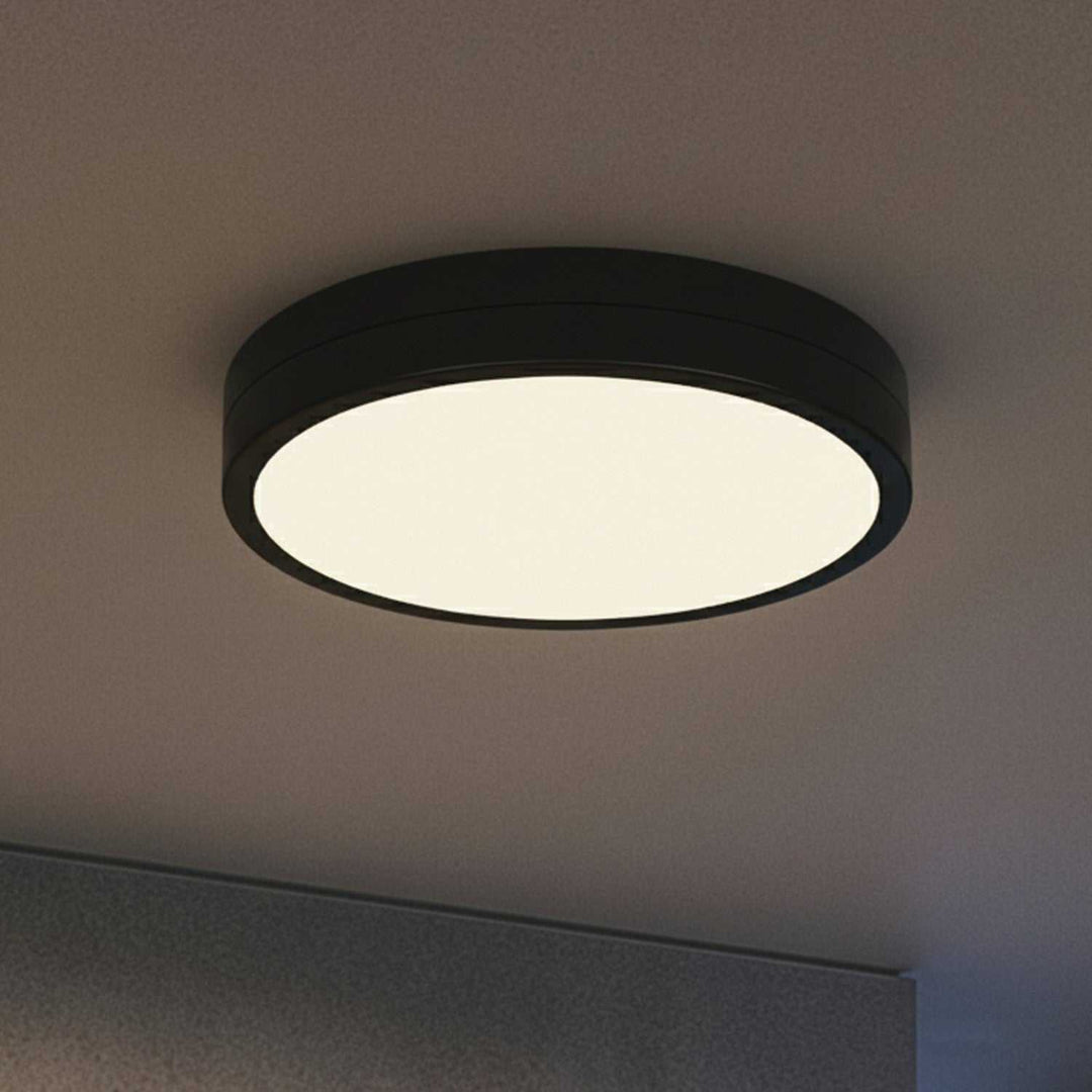 Briar LED Flush Mount in Matte Black Canarm Canada