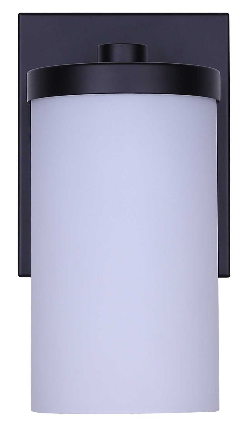 Britton One Light Wall Sconce in Matte Black Canarm Canada
