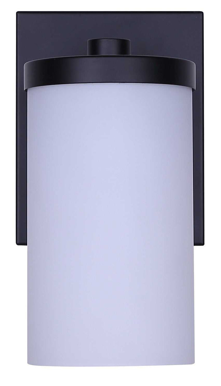 Britton One Light Wall Sconce in Matte Black Canarm Canada