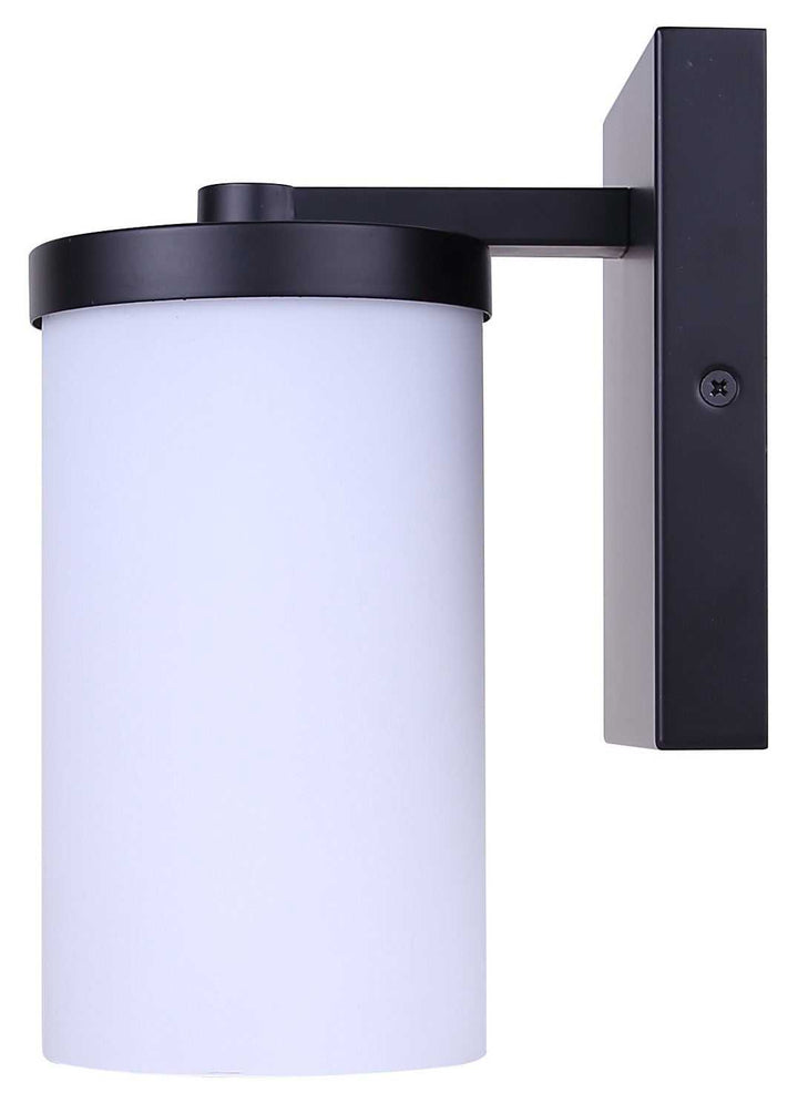 Britton One Light Wall Sconce in Matte Black Canarm Canada