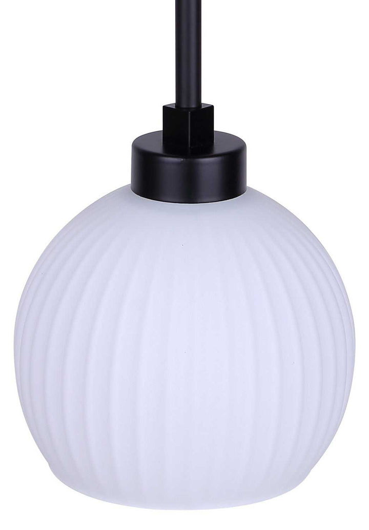 Nella One Light Pendant in Matte Black Canarm Canada