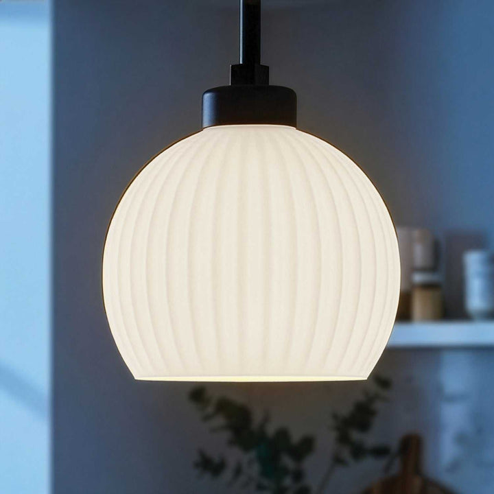 Nella One Light Pendant in Matte Black Canarm Canada