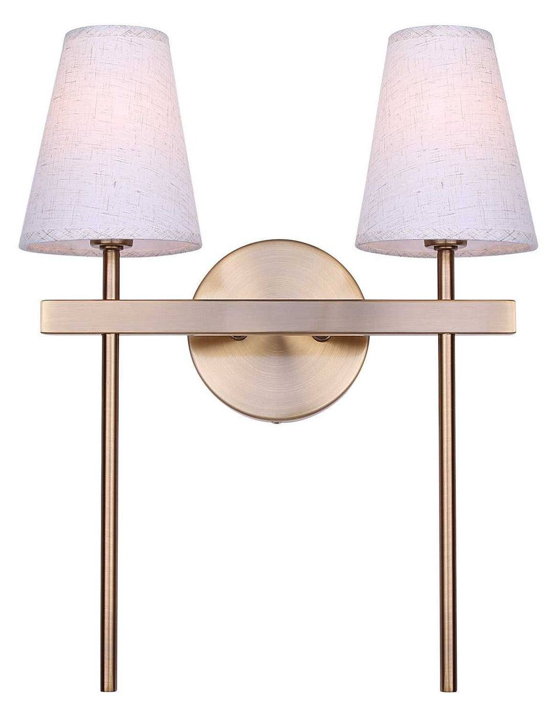 Nell Two Light Wall Fixture in Gold Canarm Canada