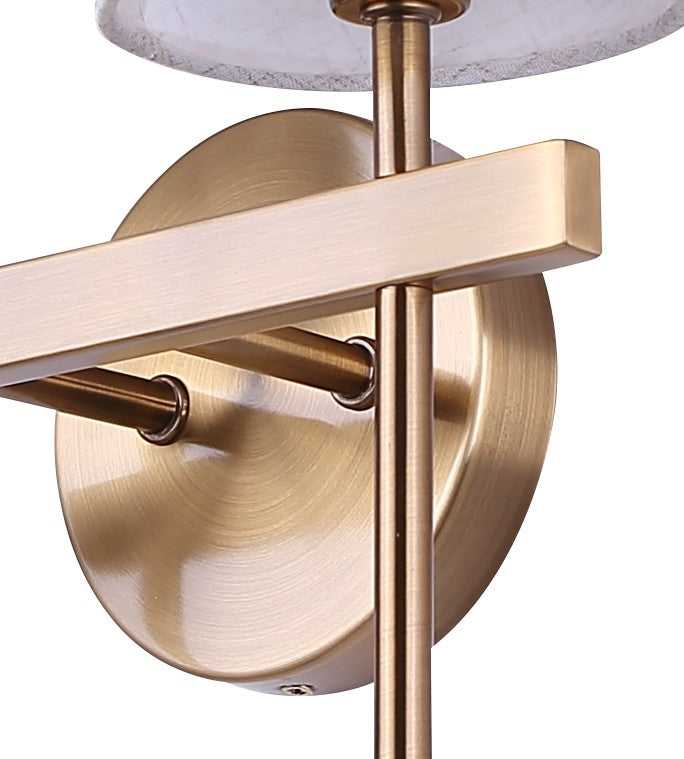 Nell Two Light Wall Fixture in Gold Canarm Canada