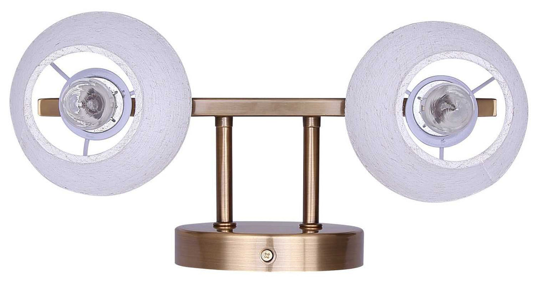Nell Two Light Wall Fixture in Gold Canarm Canada