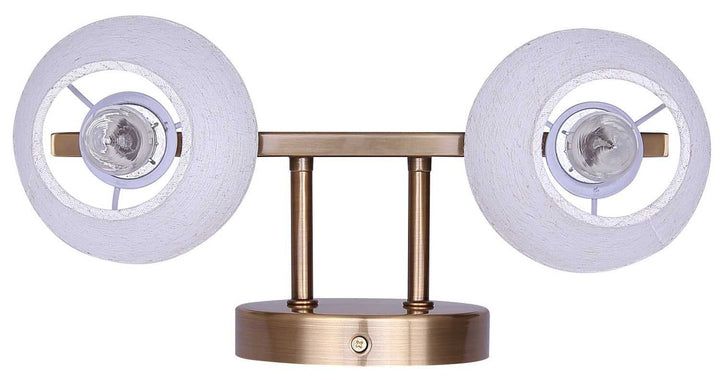Nell Two Light Wall Fixture in Gold Canarm Canada