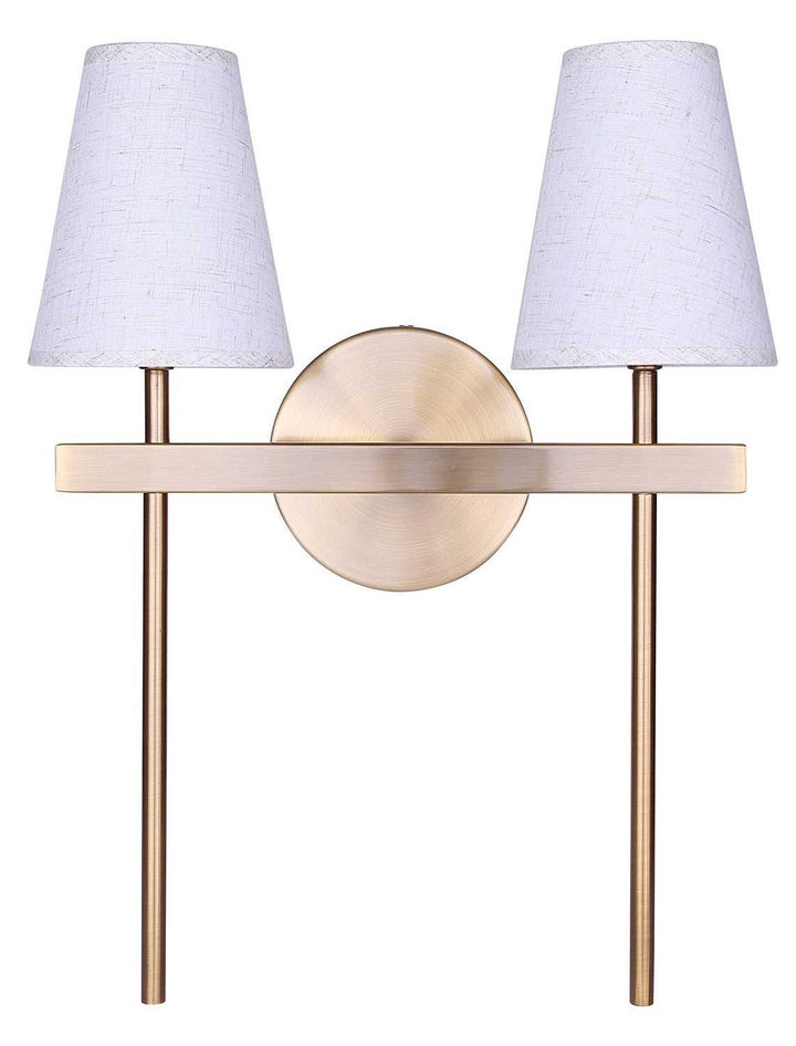 Nell Two Light Wall Fixture in Gold Canarm Canada