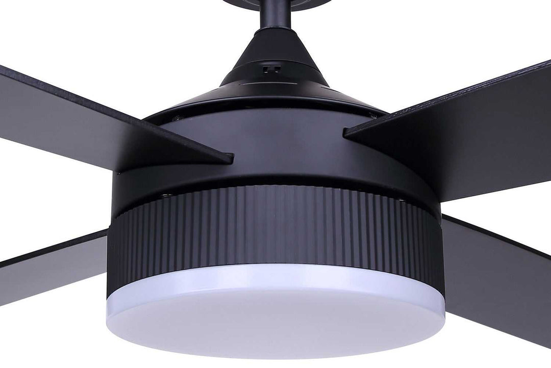 Aurova 52" Ceiling Fan in Matte Black Canarm Canada