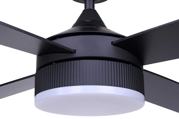 Aurova 52" Ceiling Fan in Matte Black Canarm Canada