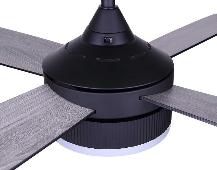 Aurova 52" Ceiling Fan in Matte Black Canarm Canada