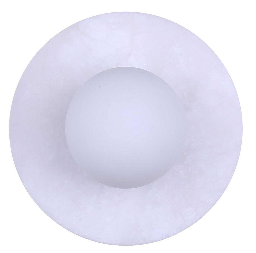 Fenn LED Wall Sconce in Gold/ Matte White Canarm Canada