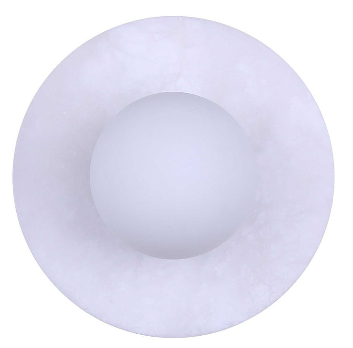 Fenn LED Wall Sconce in Gold/ Matte White Canarm Canada
