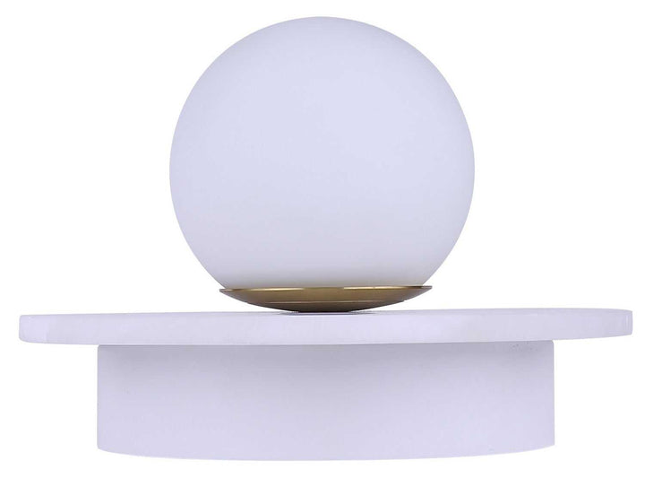 Fenn LED Wall Sconce in Gold/ Matte White Canarm Canada