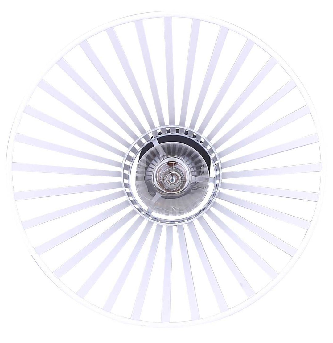 Elim One Light Pendant in Matte Black And White Canarm Canada