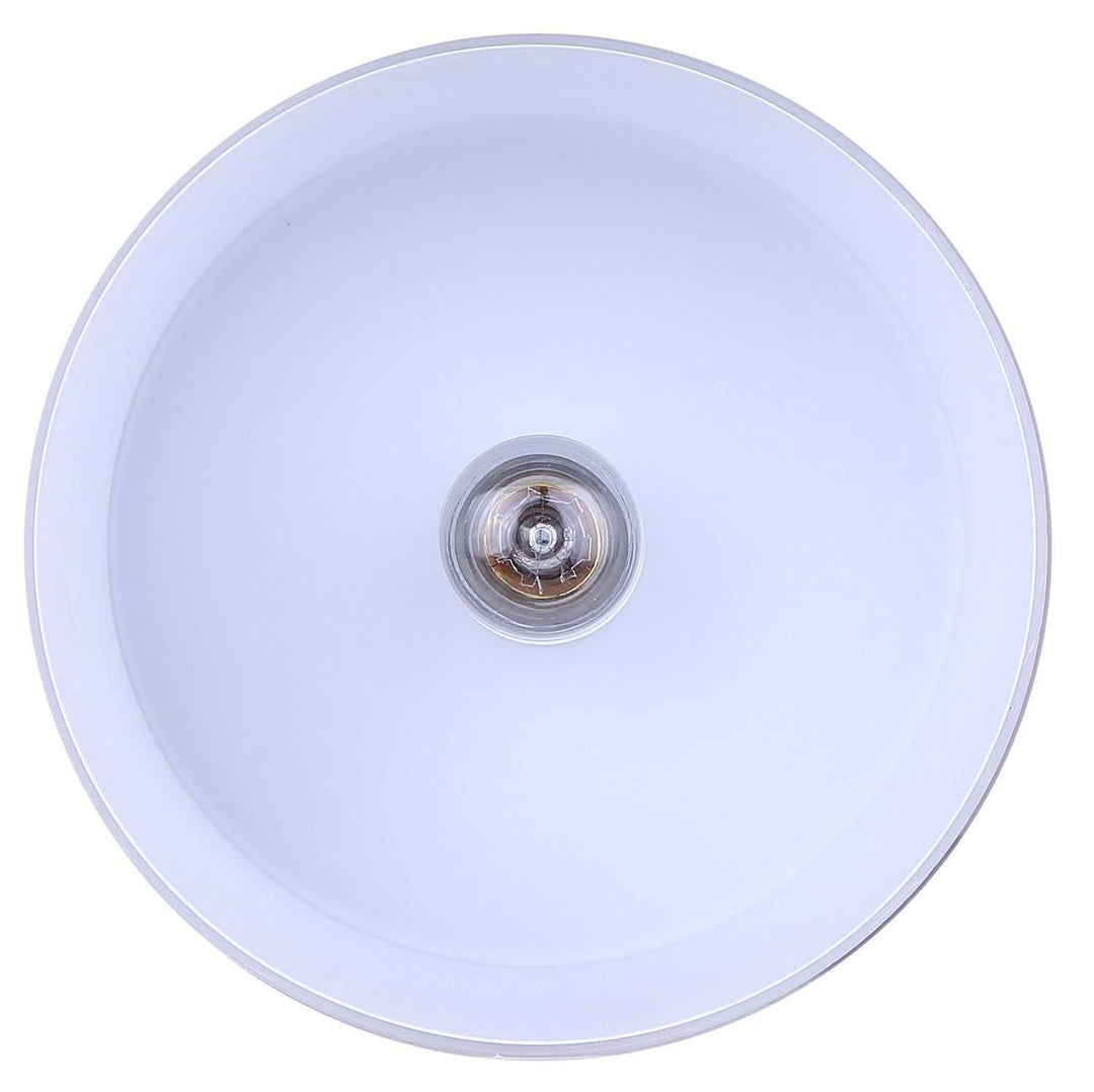Britton One Light Flush Mount in Matte Black Canarm Canada