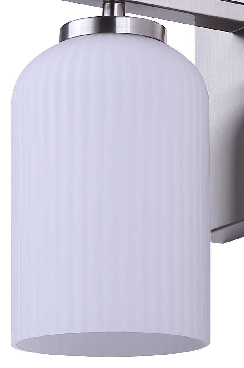 Bram One Light Wall Sconce in Brushed Nickel Canarm Canada