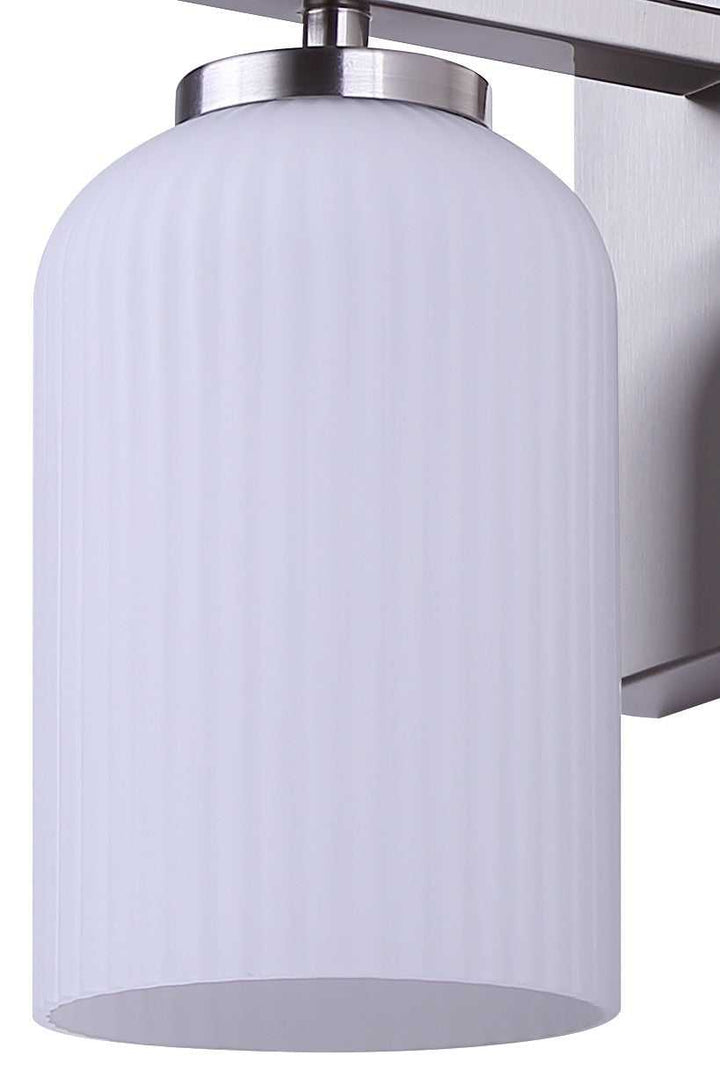 Bram One Light Wall Sconce in Brushed Nickel Canarm Canada