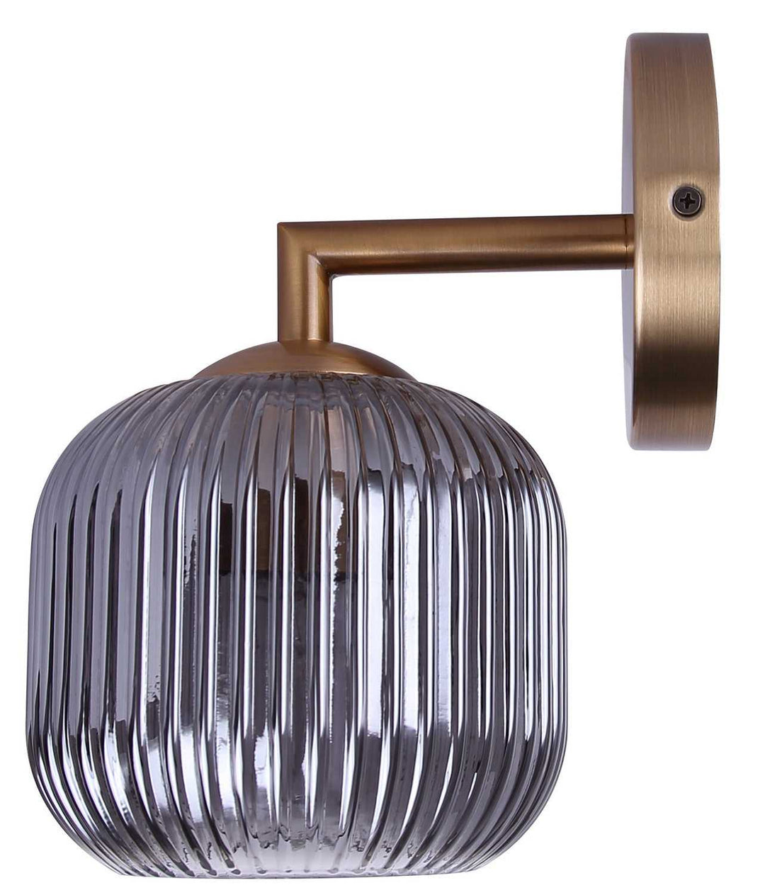 Sybil One Light Wall Sconce in Gold Canarm Canada