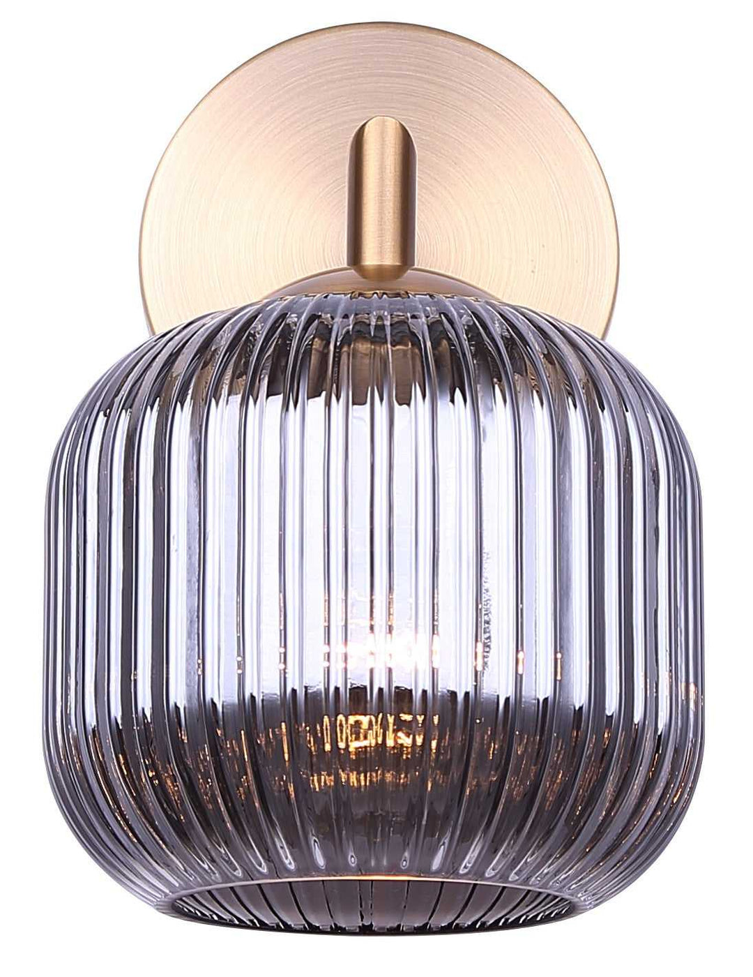 Sybil One Light Wall Sconce in Gold Canarm Canada