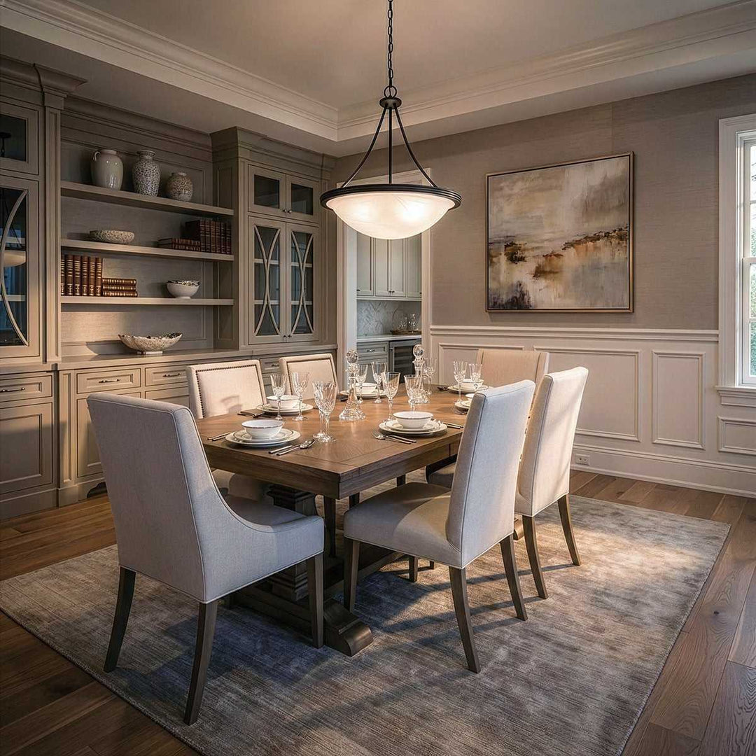 Devon Three Light Chandelier in Matte Black Canarm Canada