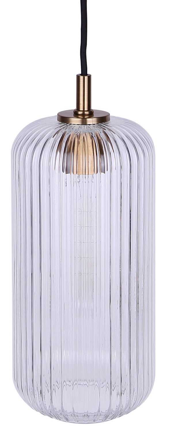 Malek One Light Pendant in Gold Canarm Canada