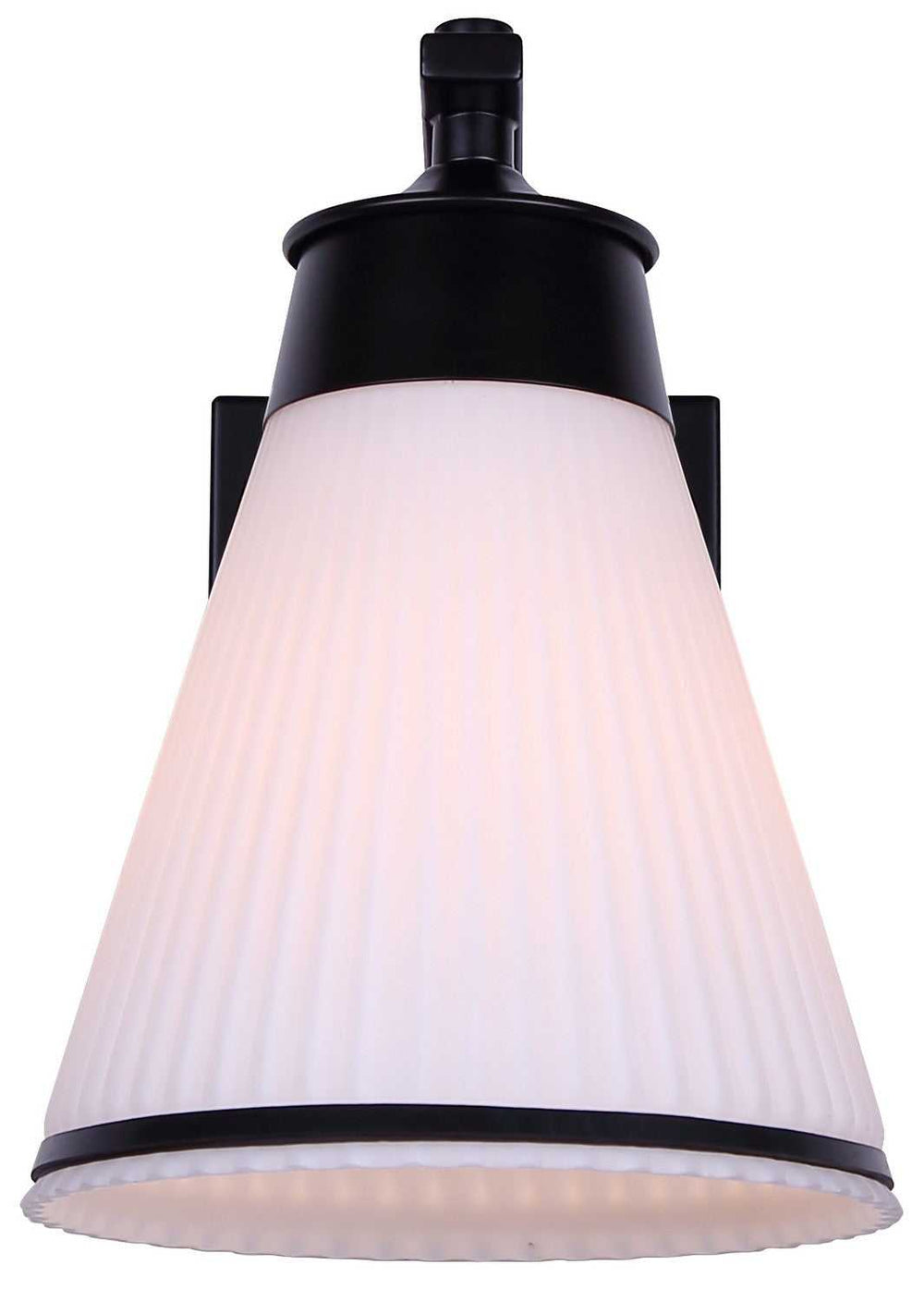 Bosa One Light Outdoor Down Light in Matte Black Canarm Canada