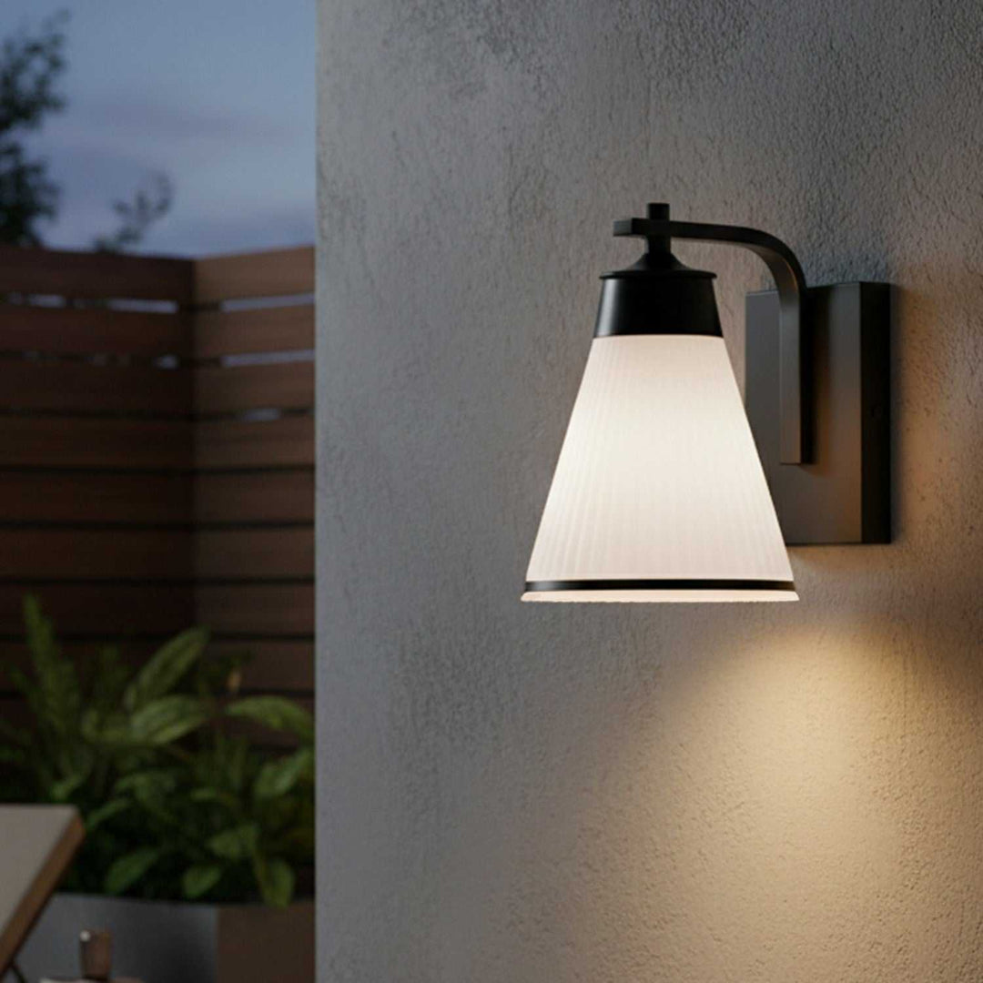 Bosa One Light Outdoor Down Light in Matte Black Canarm Canada
