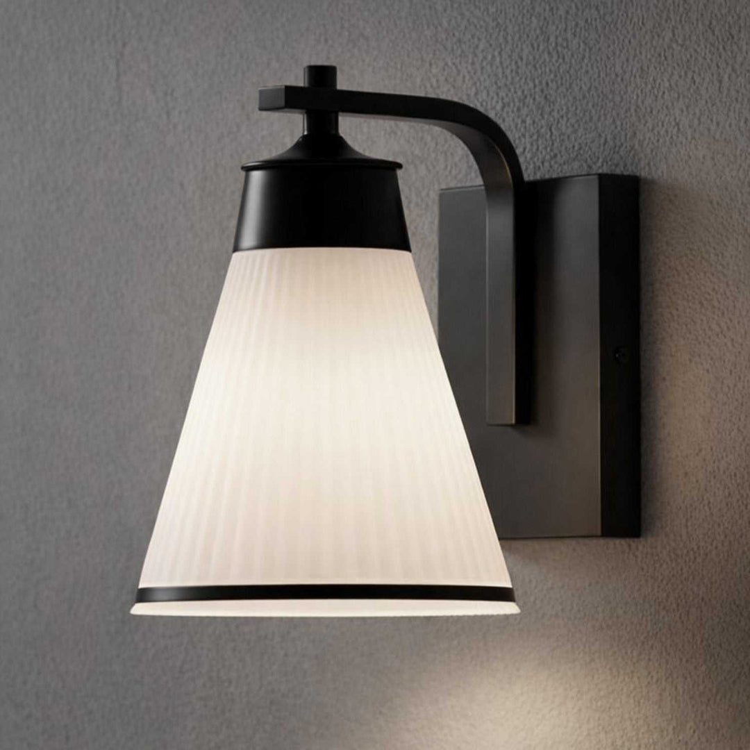 Bosa One Light Outdoor Down Light in Matte Black Canarm Canada