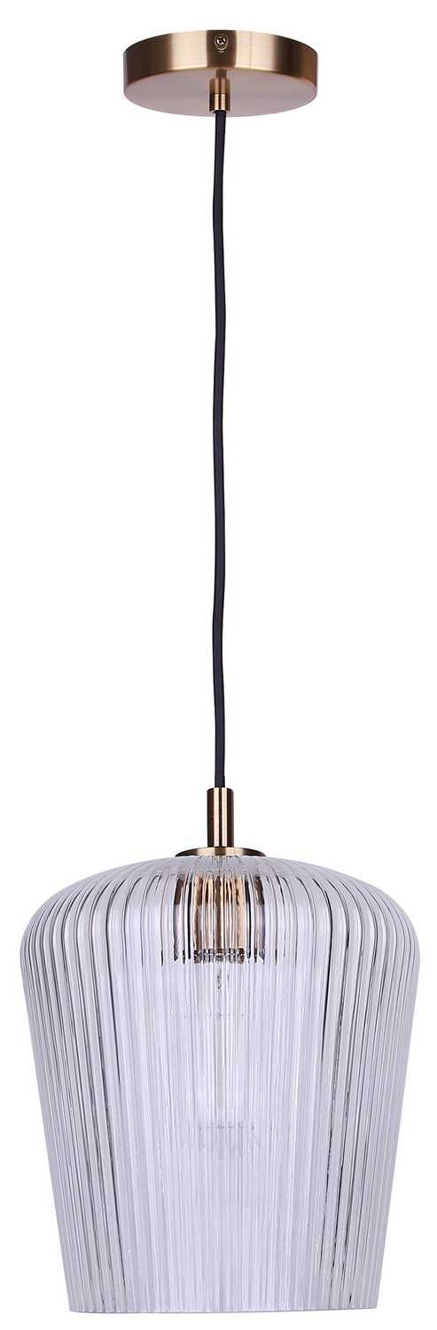Leandro One Light Pendant in Gold Canarm Canada