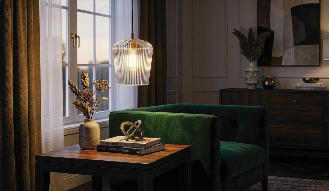Leandro One Light Pendant in Gold Canarm Canada