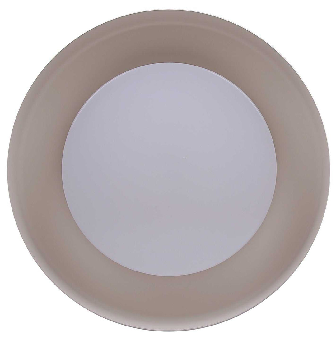 Petra LED Pendant in Matte Black And Stone Canarm Canada