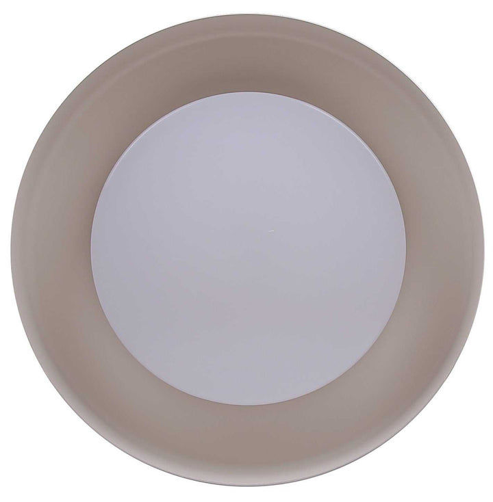 Petra LED Pendant in Matte Black And Stone Canarm Canada