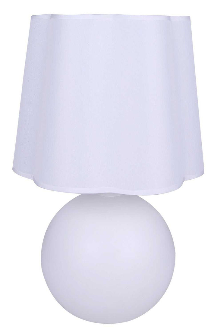 Melina One Light Table Lamp in Matte White Canarm Canada