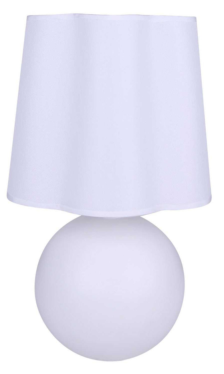 Melina One Light Table Lamp in Matte White Canarm Canada