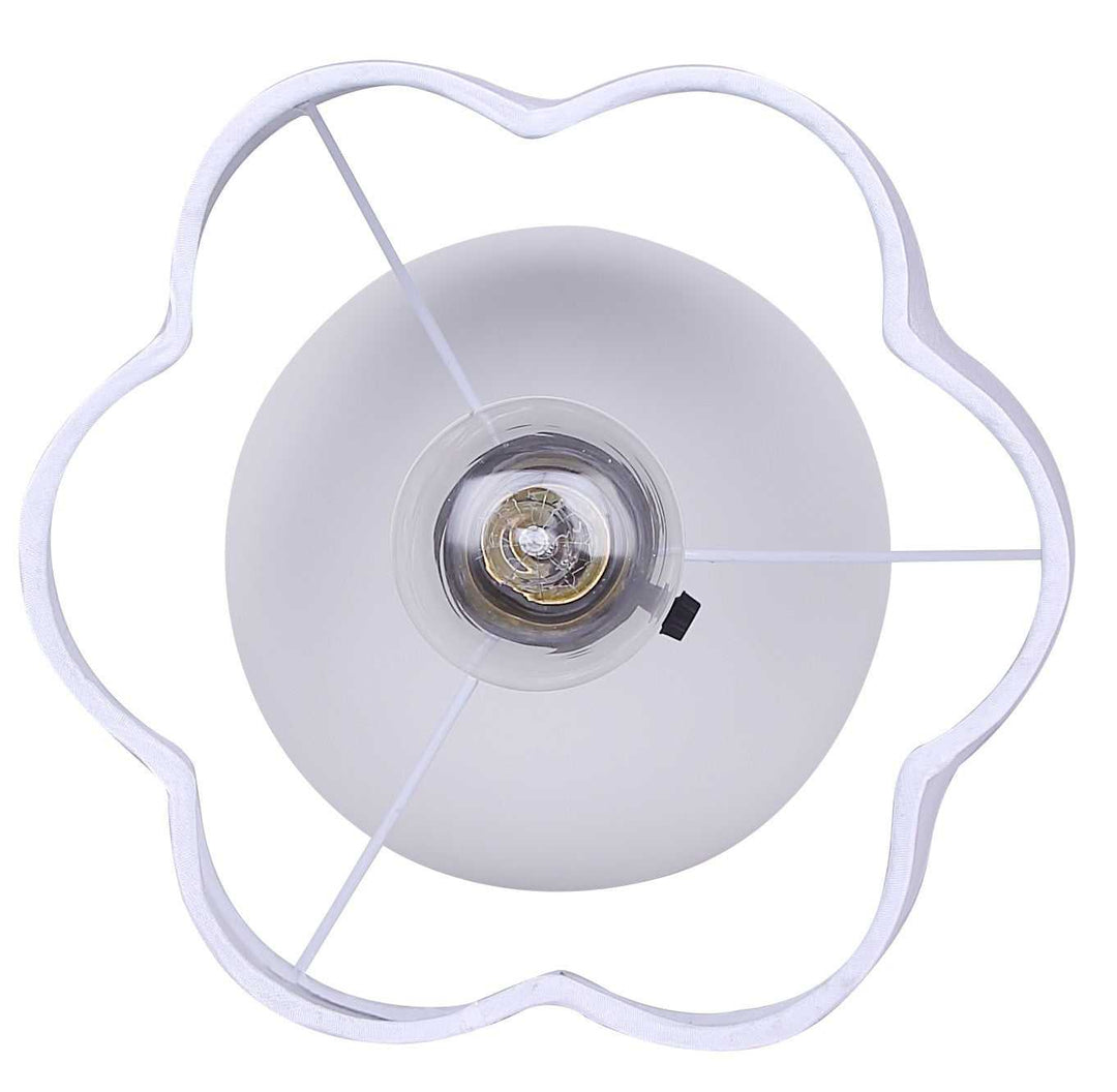 Melina One Light Table Lamp in Matte White Canarm Canada