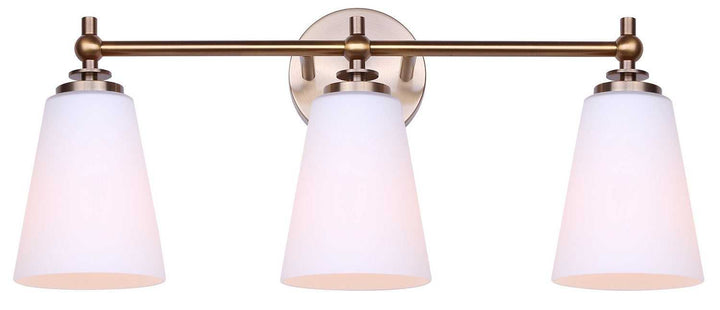 Solara Three Light Vanity in Gold Canarm Canada