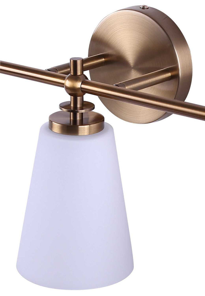 Solara Three Light Vanity in Gold Canarm Canada