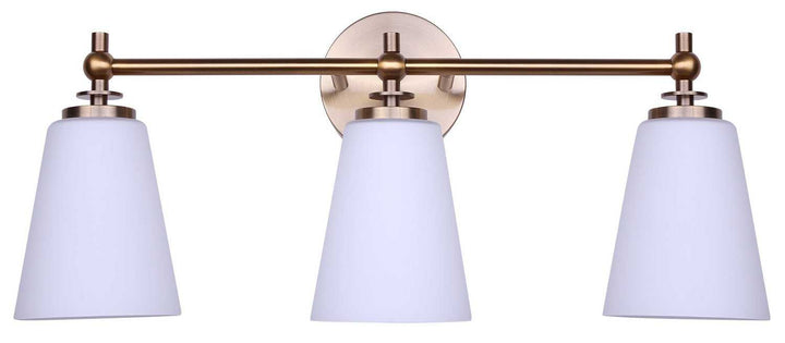 Solara Three Light Vanity in Gold Canarm Canada