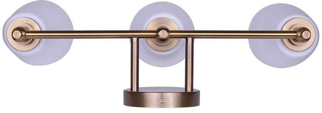 Solara Three Light Vanity in Gold Canarm Canada