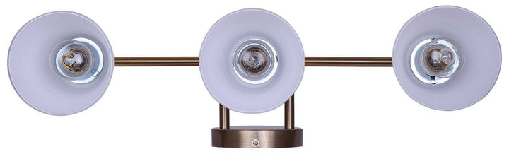 Solara Three Light Vanity in Gold Canarm Canada