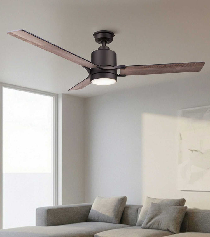 Senoia 52" Ceiling Fan in Matte Black Canarm Canada