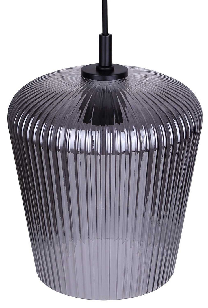 Leandro One Light Pendant in Matte Black Canarm Canada
