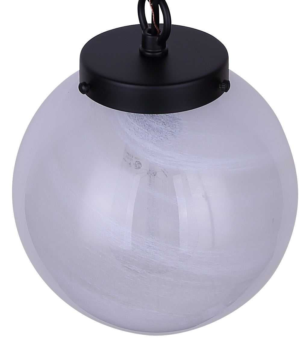 Sonnet One Light Pendant in Matte Black Canarm Canada