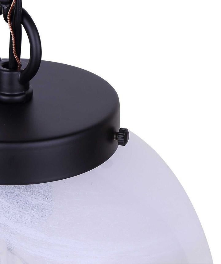 Sonnet One Light Pendant in Matte Black Canarm Canada