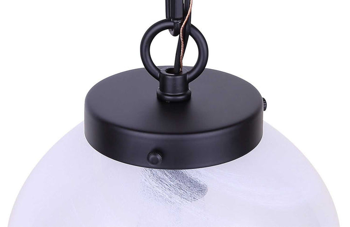 Sonnet One Light Pendant in Matte Black Canarm Canada
