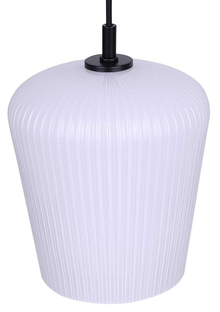 Leandro One Light Pendant in Matte Black Canarm Canada